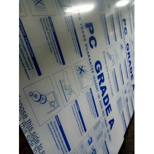 Polycarbonate sheet Transparant Bening / Atap kanopi mica bening   