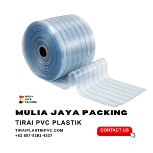 Industrial PVC Strip Curtain Blue Transparent (30m Roll)